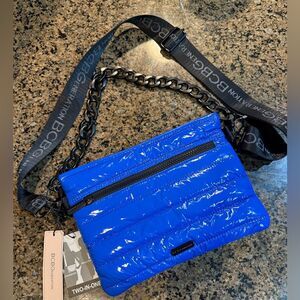 BCBGeneration BCBG blue Quilted bag. Crossbody or Shoulder strap. NWT Purse